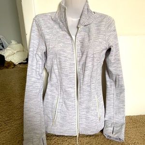 Lululemon define jacket 4 white gray new